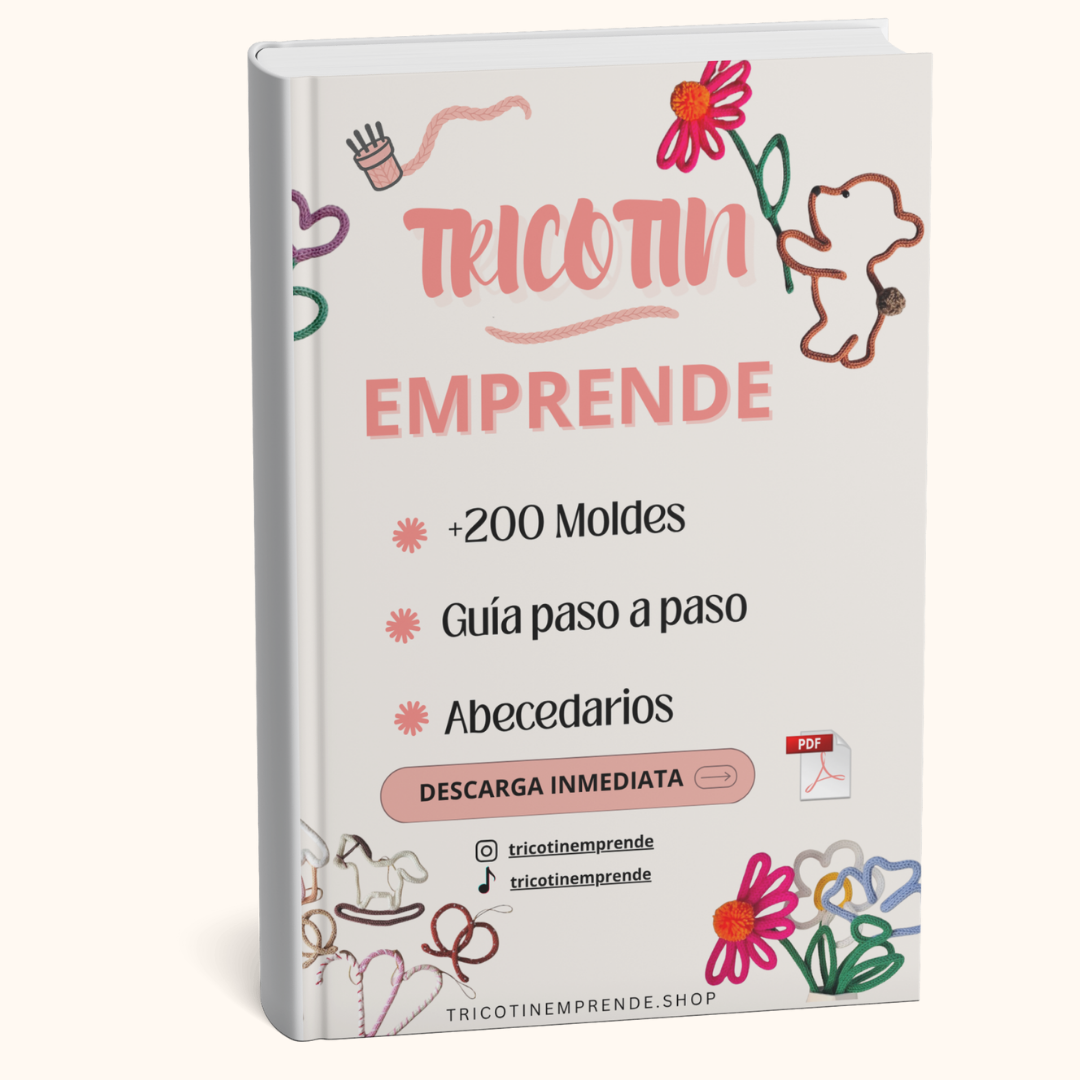 Pack Tricotín Emprende · +200 Moldes + Guía Paso a Paso + Abecedarios